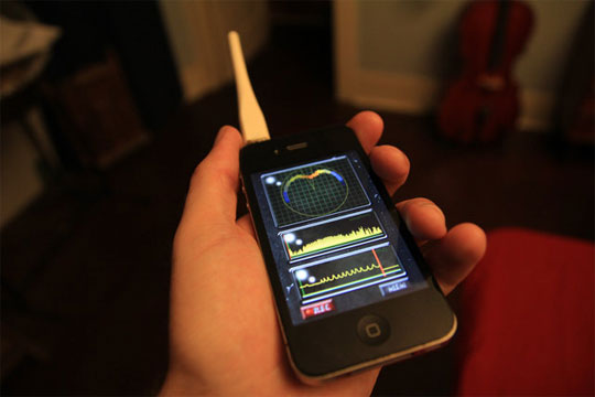 electromagnetic detector iphone Electromagnetic Field Detector iPhone Plug In (for ghost hunting)