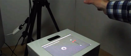 Multi Point Haptic Feedback Above Interactive Surfaces