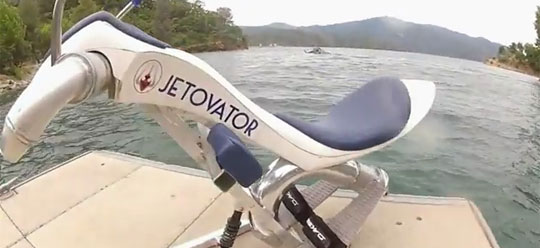 Jetovator - The Flying Water-Powered Bike