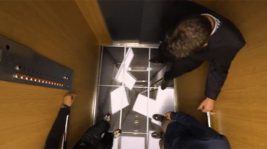 LG Uses Displays To Trick Elevator Passengers
