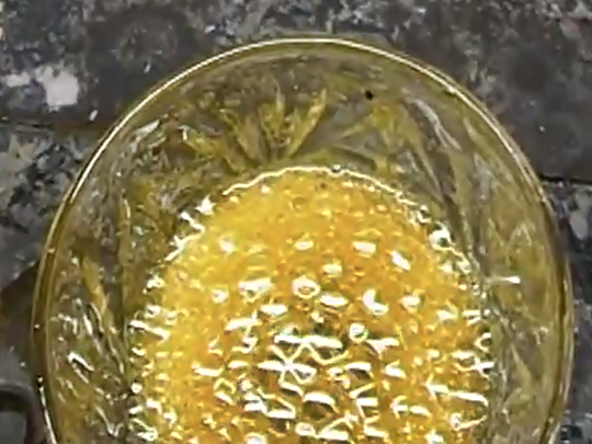 What Happens When You Drop A Super-Hot Ball Of Nickel Into Honey?