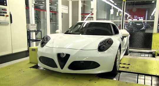 Watch an Alfa Romeo 4C Being Built