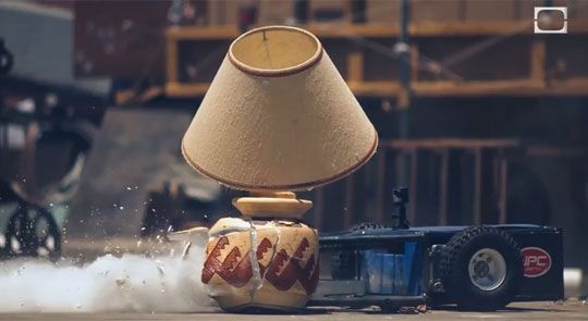Watch the Meanest BattleBot Destroy Everything in Slow Mo