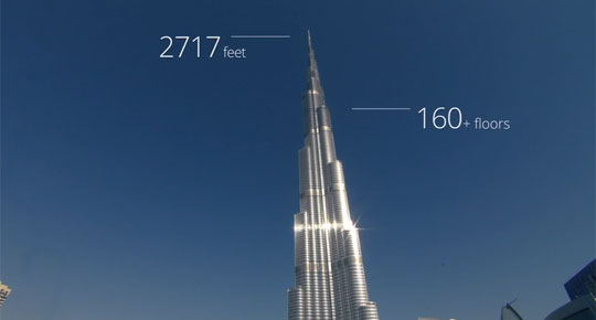 Explore Views of the Burj Khalifa with Google Street View