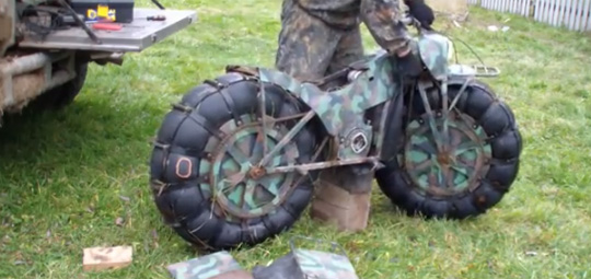 This Russian Motorcycle Can Do Anything