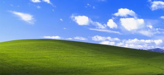 The Story Behind World's Most Viewed Image : Windows XP