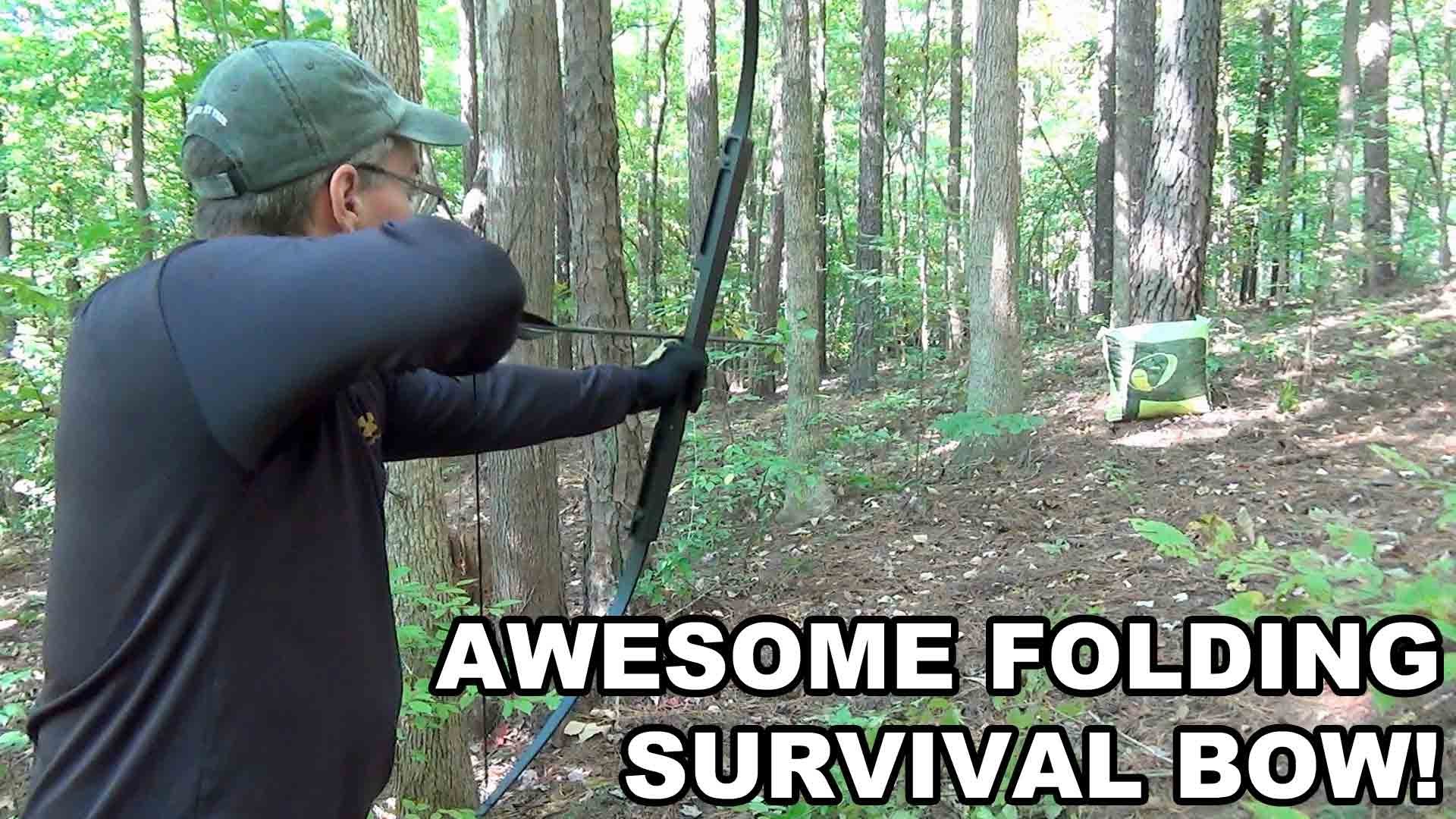 Folding Survival Bow Can Fit Anywhere