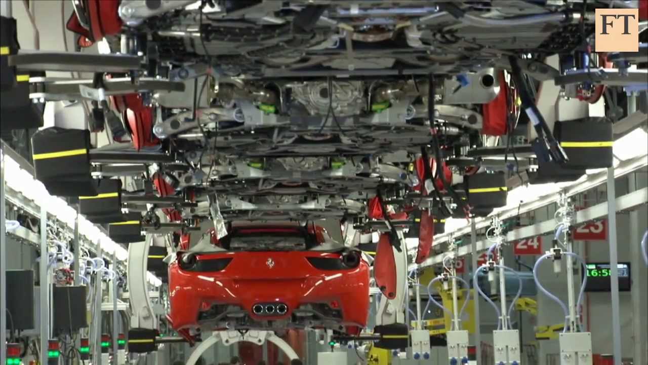 Inside the High-Tech Ferrari Factory in Italy
