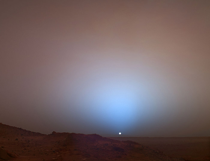NASA Releases Incredible Video Showing a Blue Sunset