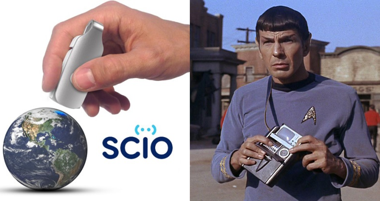 SCiO is World's First Pocket-Sized Spectrometer That Can Tell You the Molecular Makeup of Just About Anything