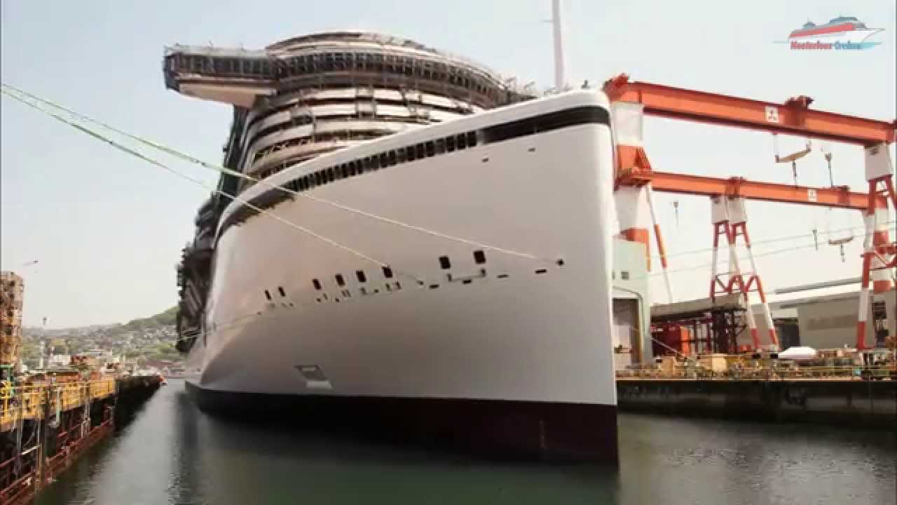 AIDAprima Cruise Ship : Full Construction Time-lapse
