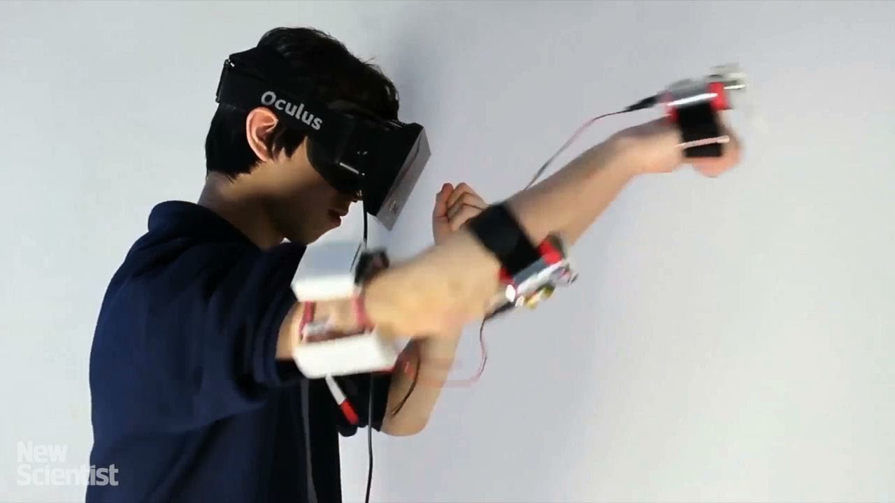 Body-zapping electrodes let you feel virtual punches