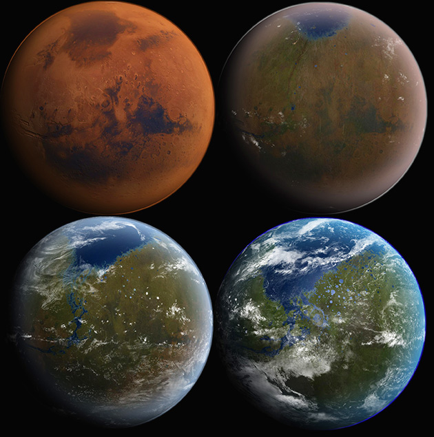 This is What Mars Would Look Like if Humans Were to Terraform It