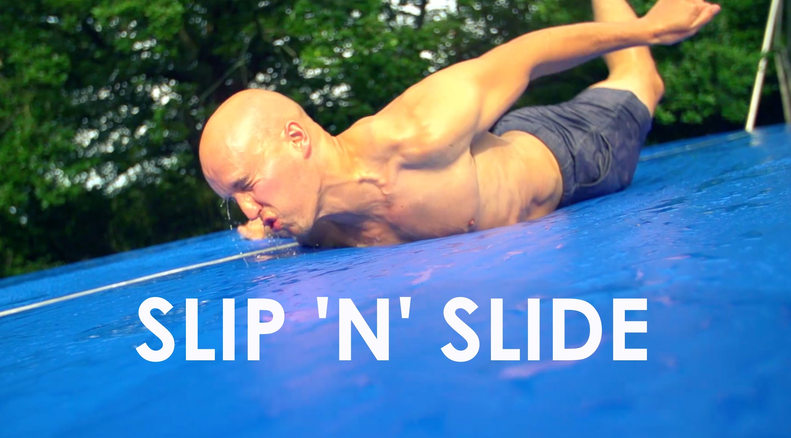 This Slip N' Slide Is Bouncy and It Is Awesome