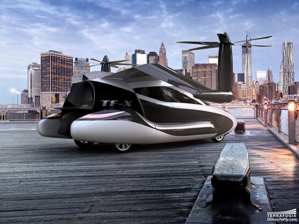Terrafugia TF-X Flying Car May Hit the Skies and Road Next Year