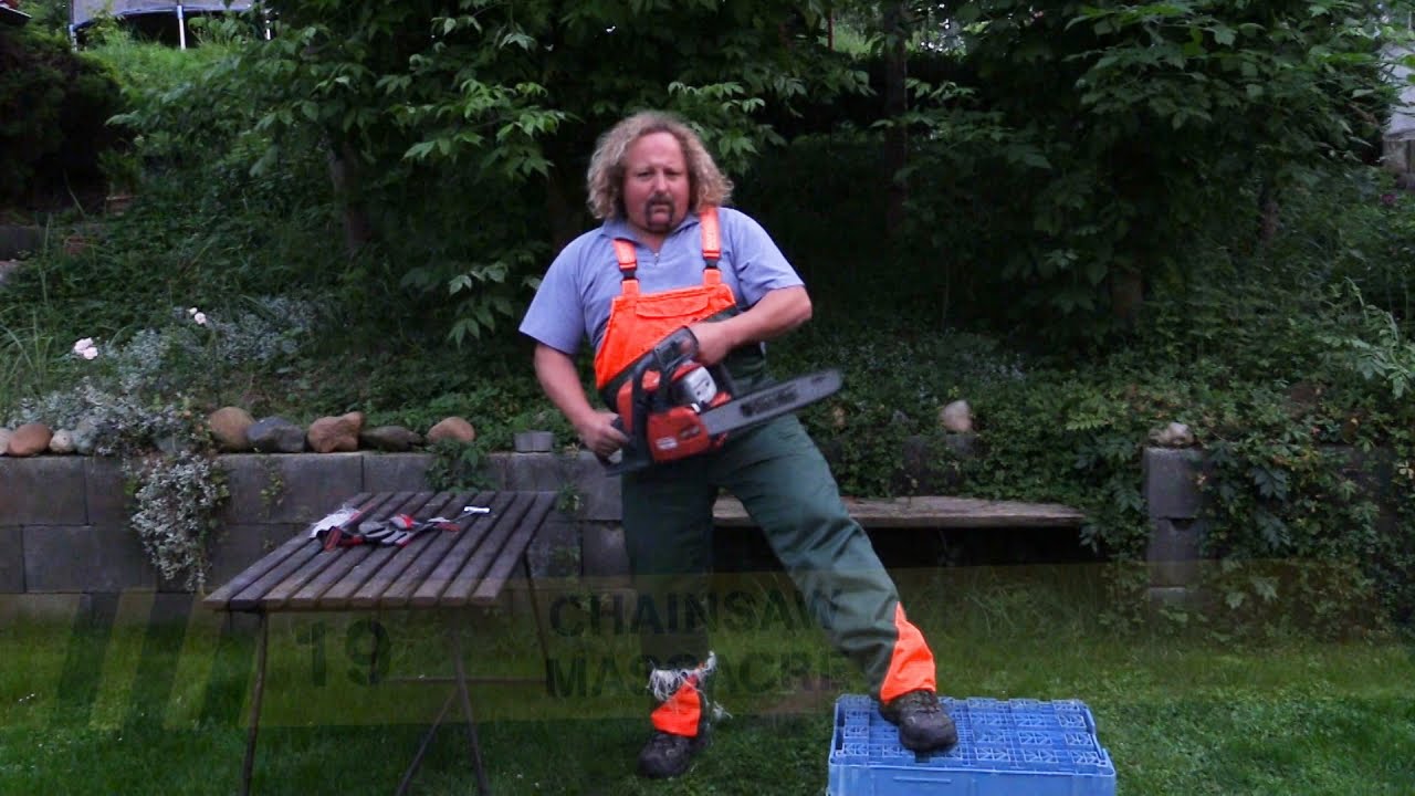 Behold Chainsaw Proof Pants in Action