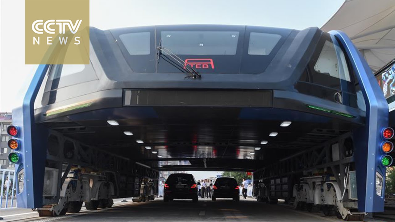 They actually made one! China's Elevated Bus