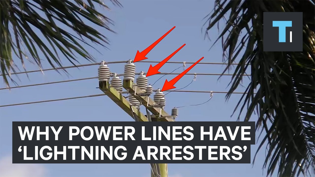 Why power lines have those strange looking devices