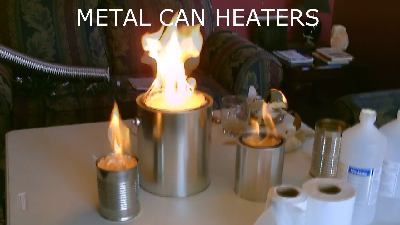 Homemade "Metal Can" Air Heater! - Survival