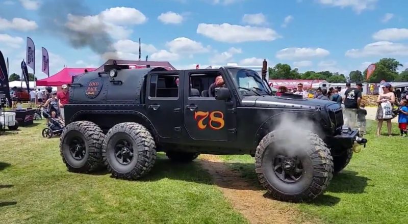 Steam-Powered Jeep Has 6-Wheels