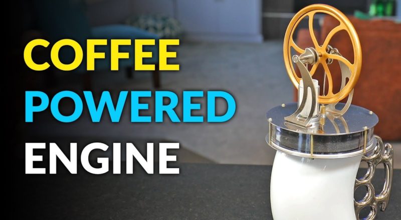 Heat Powered Engine Runs On Your Coffee Mug