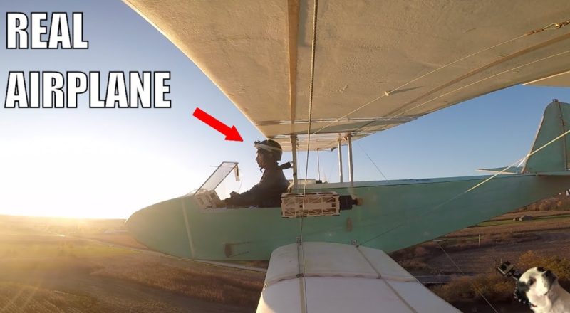 Homemade Full-size Electric Airplane