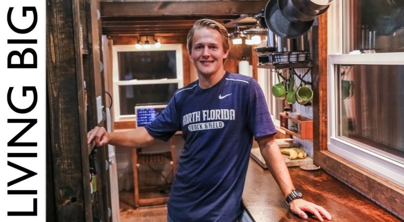 College Student Builds Outstanding DIY $15,000 Tiny House For Debt Free Living
