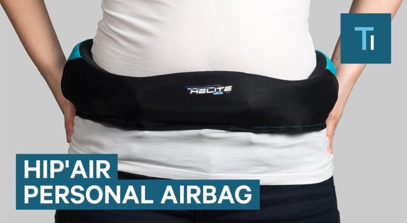 Airbag for Your Hips when you Walk - The Hip'Air Inflates To Prevent Hip Injuries