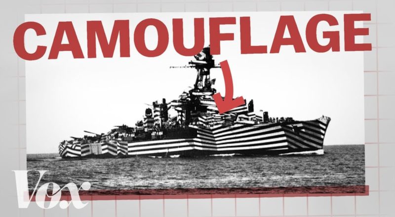Why ships used this camouflage in World War I