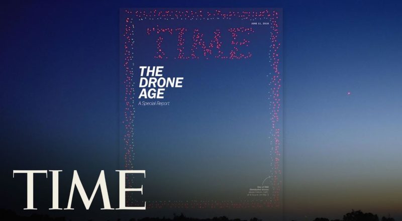 Behind The Scenes Of Time Magazine Cover Made by Drones