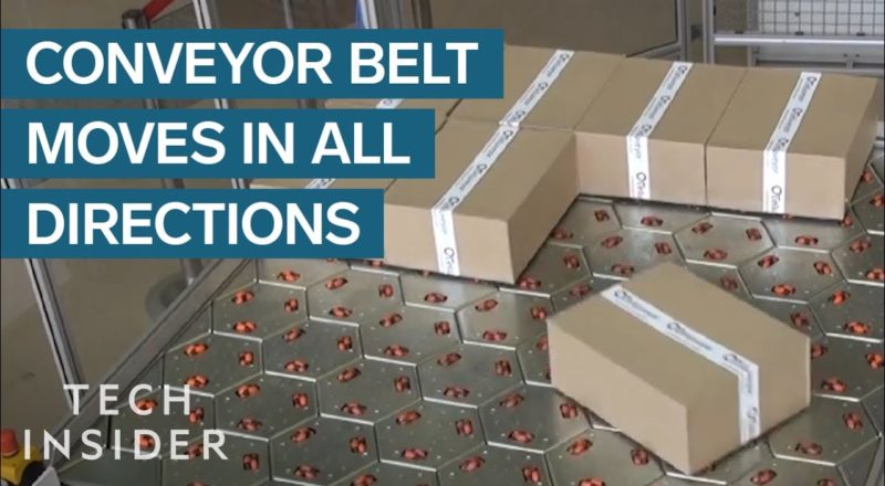 Conveyor Belt Can Move Packages In Any Direction