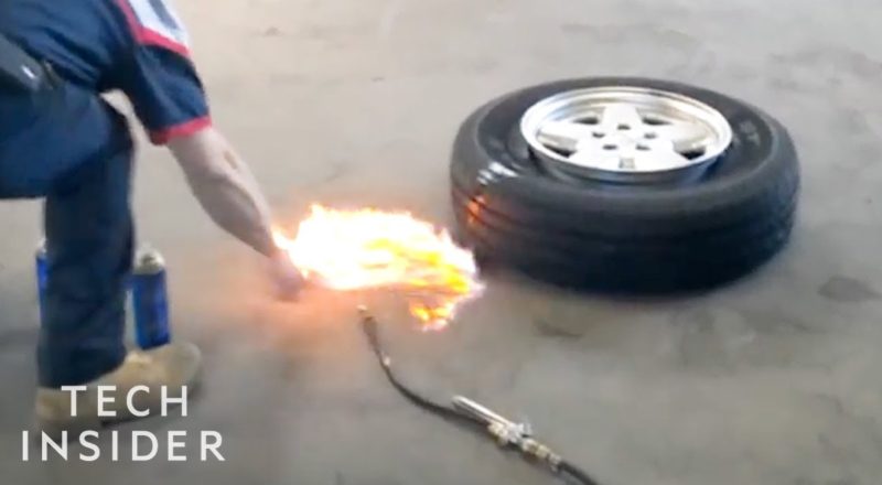 The Science Of Mounting Tires With Controlled Explosions
